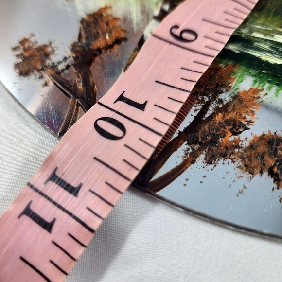 Sharon Winslow Signed Painting Wall Art Hanging Mirror Landscape Vintage Decor - Picture 10 of 10